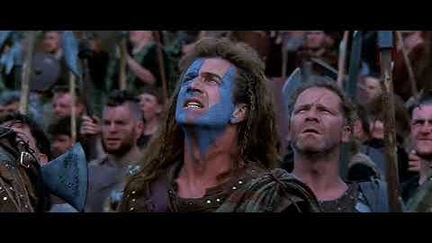 Scottish mocking British - BraveHeart 1995
