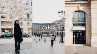 COME LUXURY SHOPPING WITH ME IN PARIS | AVENUE MONTAIGNE | DIOR, GUCCI, SAINT LAURENT by Victoria Majule 2,665 views 1 year ago 5 minutes, 51 seconds