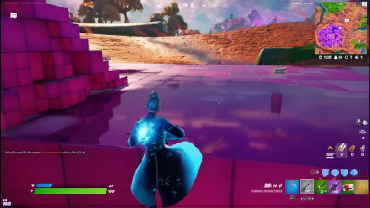 Fortnite BLUE RUNE KOR SKIN PS5 gameplay 