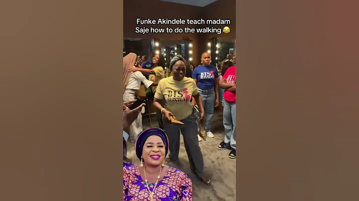 Funny moment between Actress Funke Akindele and Madam Saje on movie set