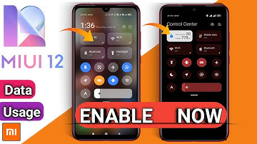 How to show data usage on notification bar in MIUI 12 | miui 12 daily data usage notification