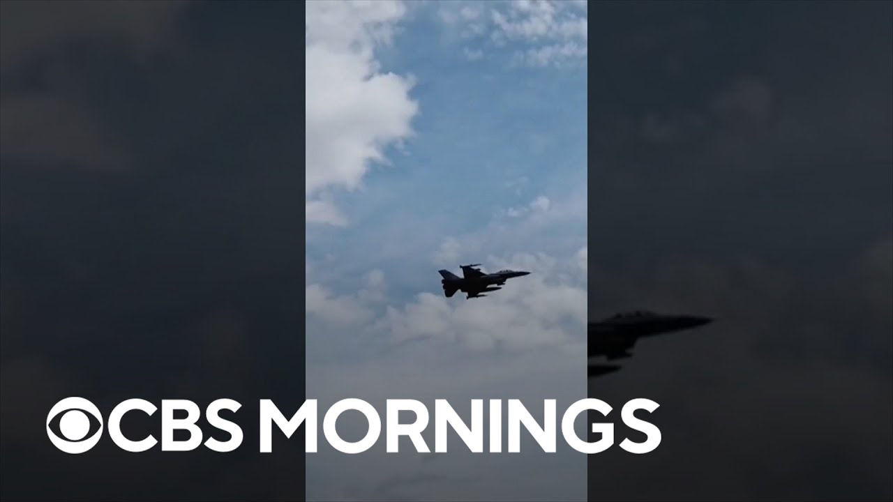 Military jets scramble due to unresponsive small plane that later crashed in Virginia #shorts