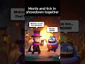 Moortis and tick in showdown #brawlstars #edgar #leon
