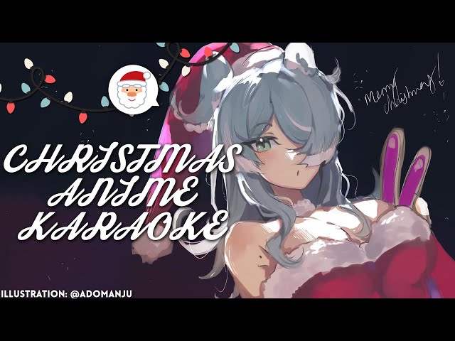 【KARAOKE】 Christmas carols? no. ANIME SONGS 【NIJISANJI EN | Elira Pendora】のサムネイル