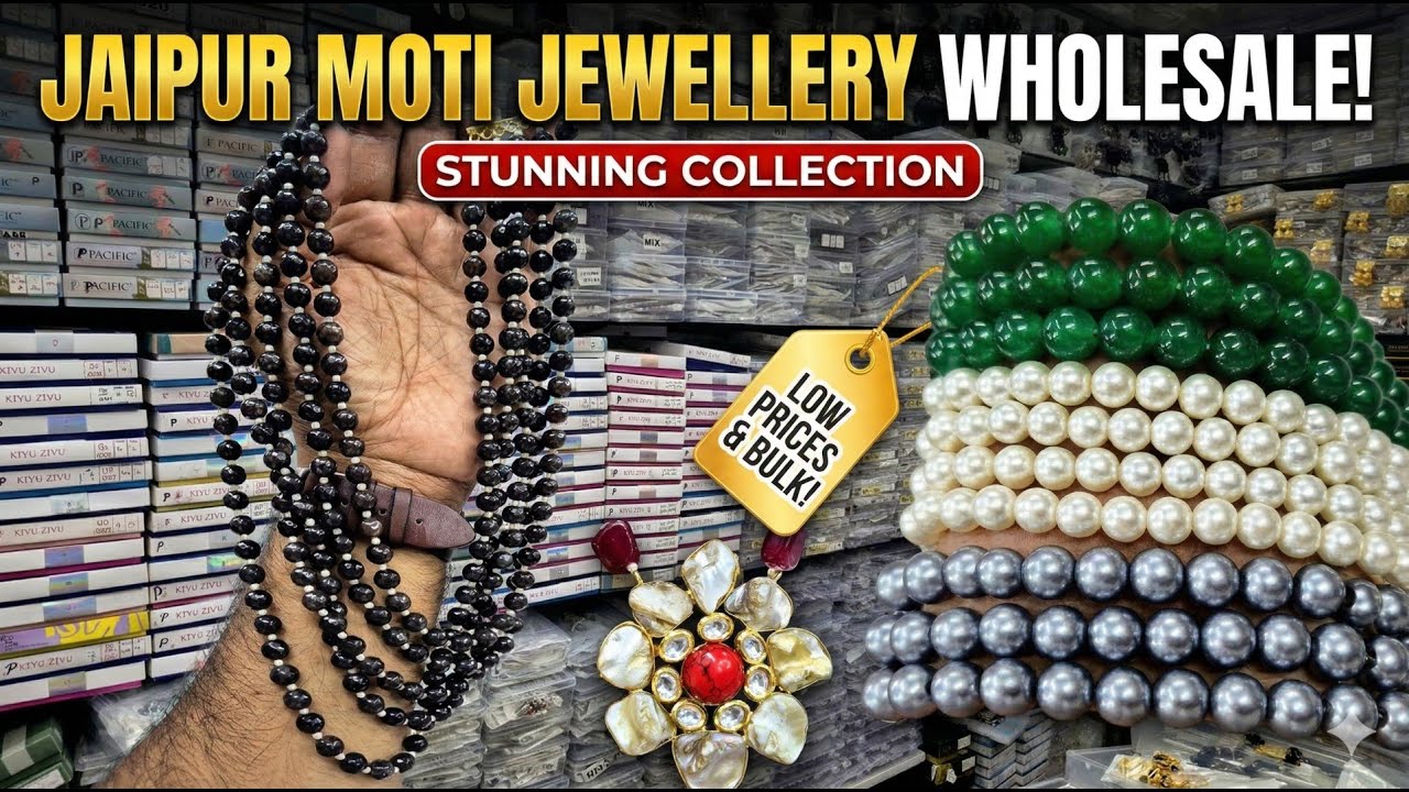 Jaipur Moti Collection | Pearl Jewellery Wholesale | MOP Mala Best Price 