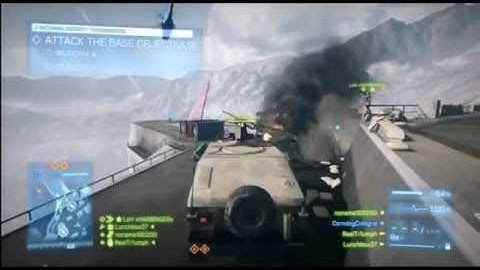 Humvee Base Jump Fail - Battlefield 3