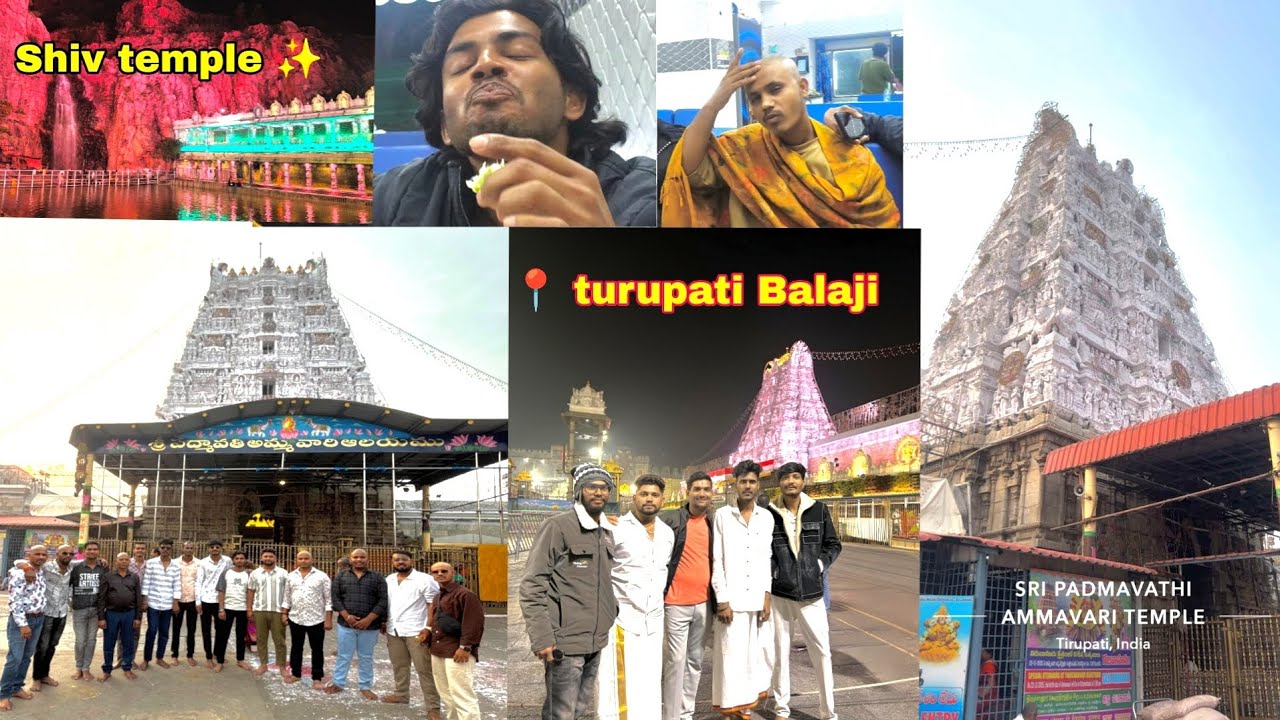. turupati Balaji temple ( part 2) full Masti 😂  