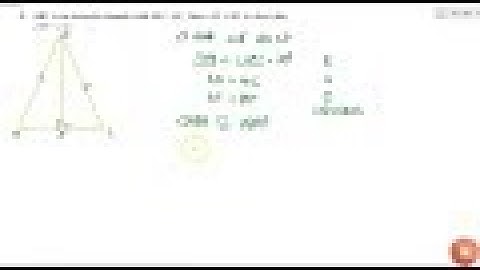 ABC is an isosceles triangle with `A B =\\ A C` . Draw `A P_|_B C` to show that `/_B =/_Cdot`...