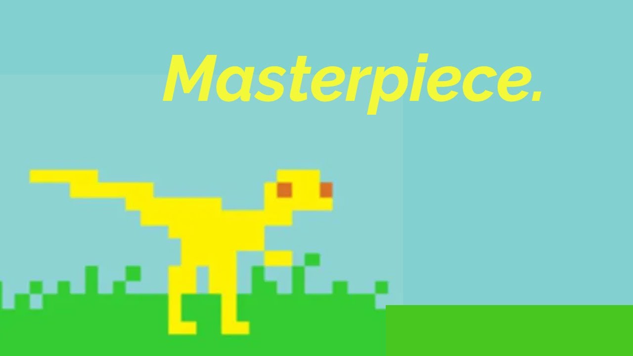 Dino Run (Flash Game FULL playthrough) 