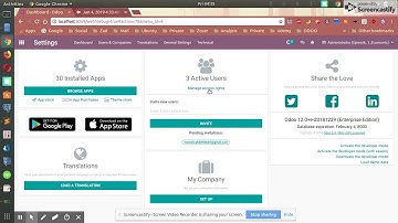Product Low Stock Notification Odoo Version 12