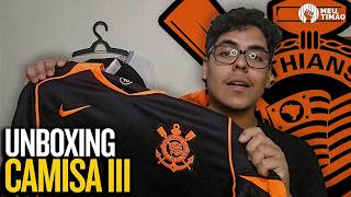 MUITO LOUCA! UNBOXING DA NOVA CAMISA III DO CORINTHIANS PARA TEMPORADA 2025/26