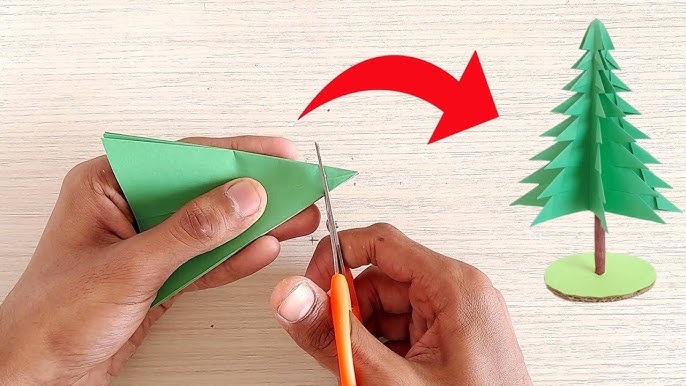 Construction Paper Christmas Trees.