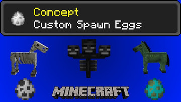 Custom Spawn Eggs - Minecraft Concept