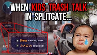 When Kids Trash Talk in Splitgate...