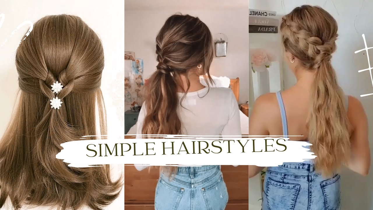 Simple and Beautiful Hairstyles || Easy and Unique #hairstyle - YouTube
