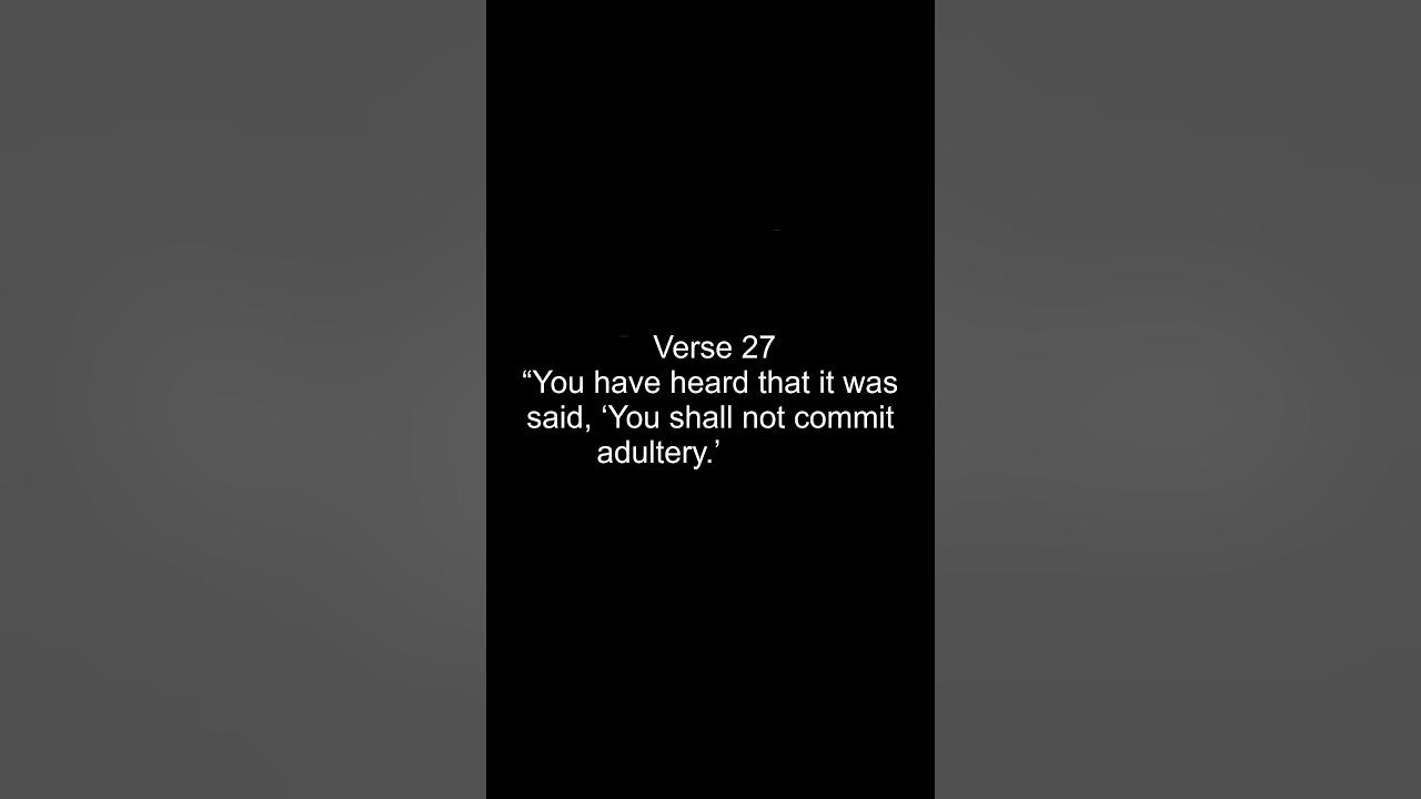 Bible Verses About Adultery Matthew 5 Verse 27 To 28 YouTube bible-verses-about-adultery-matthew-5-verse-27-to-28-youtube