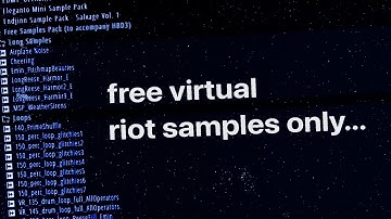 What happens if you only use free Virtual Riot samples
