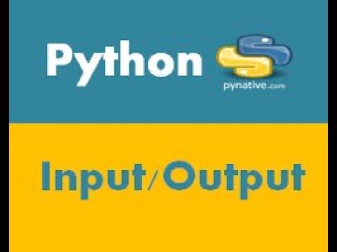 Accepting input from the user in Python || Tutorial for Beginners ...