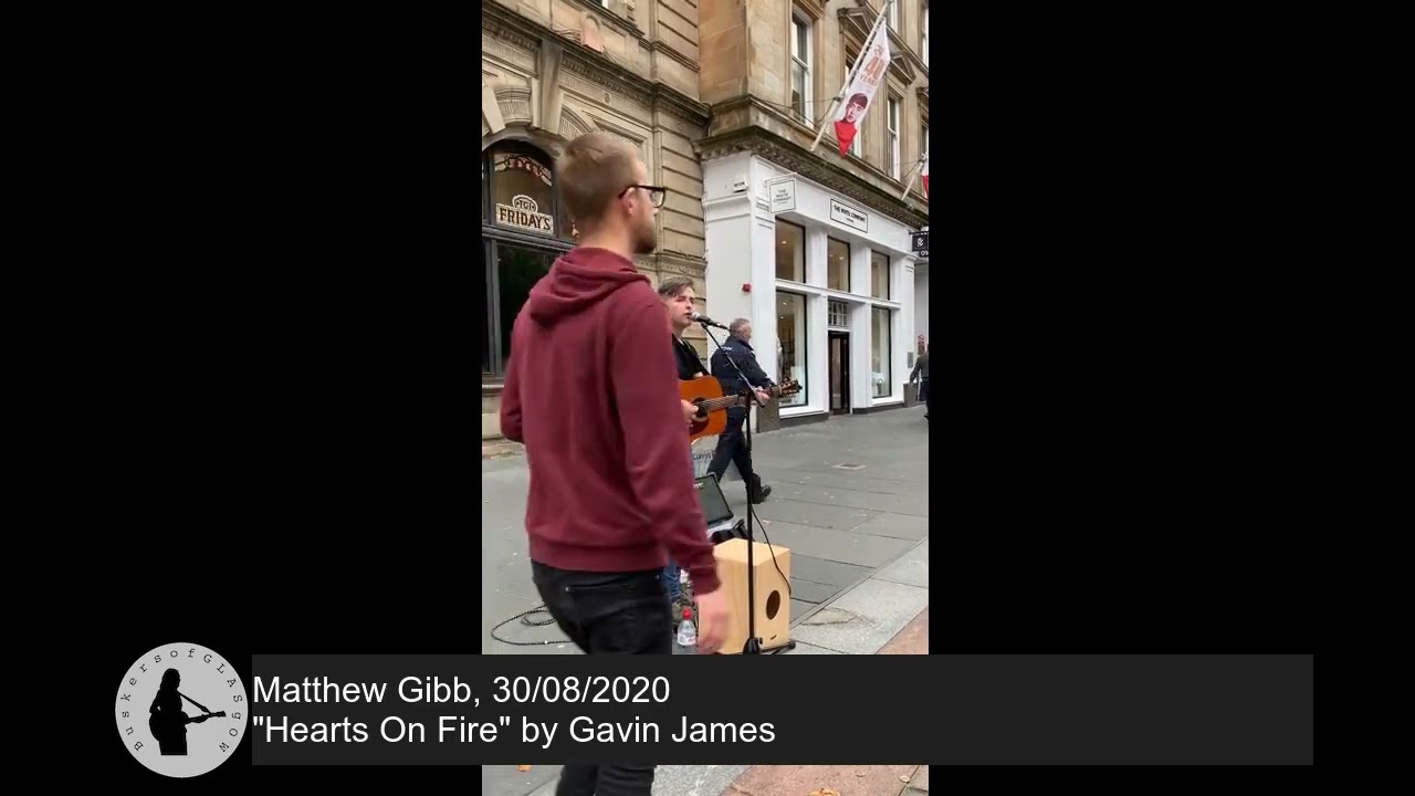Matthew Gibb with "Hearts On Fire" by Gavin James 30/08/2020