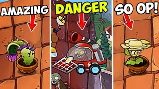 INSANE DUSK LOBBER AND BUTTERCUP PLUS NEW ZOMBIES - Plants vs Zombies Another Day (Roof)