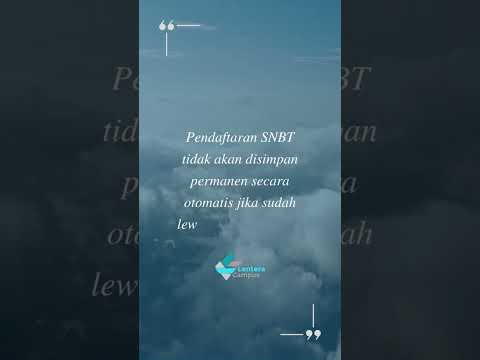 Apakah pendaftaran SNBT saya akan otomatis simpan permanen jika sudah lewat waktunya?