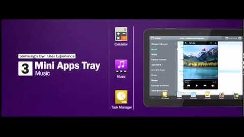 Samsung Galaxy Tab TouchWiz UI Demo