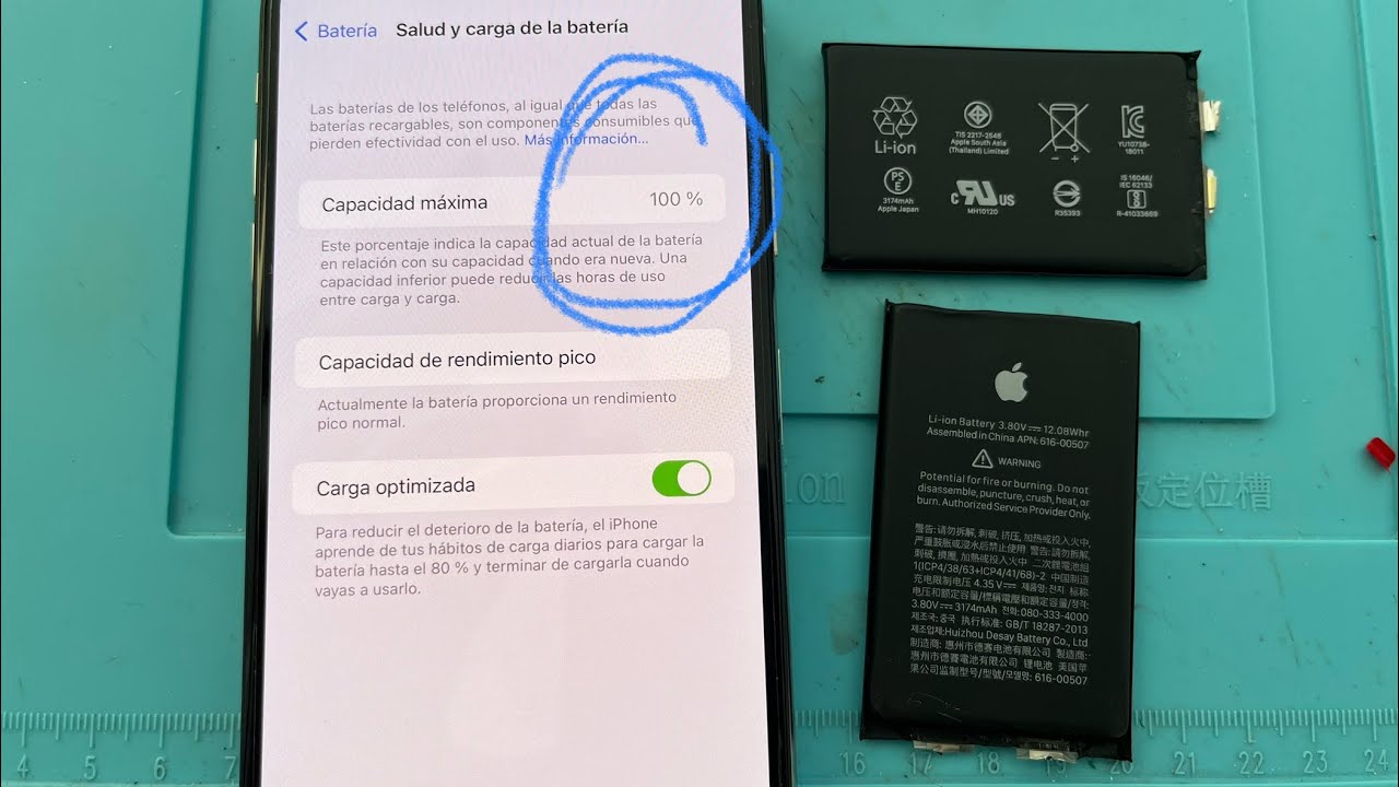 Cambio bateria iPhone XS Max sin poner mensaje de pieza desconocida 