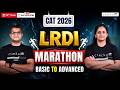 CAT 2026 LRDI Marathon from Basic to Advanced 🔴 Live by Maruti Sir | 5-Time CAT 100%iler