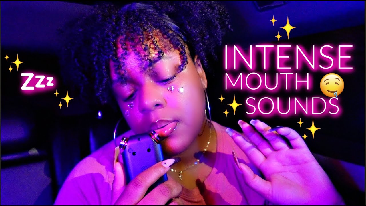 ASMR 💓 INTENSE mouth sounds w/ the tascam 🤤 (your brain WILL melt FAST ...