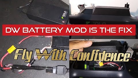 The DW 3DR Solo Battery Mod Complete Build Instructions And Info