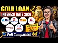 Gold Loan Interest Rate 2026 | SBI vs HDFC vs PNB vs Axis vs Kotak Bank Comparison