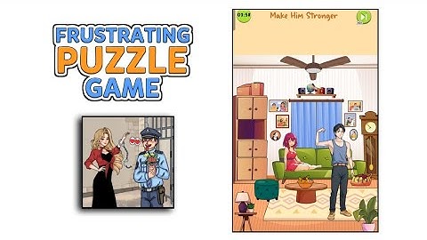 Frustrating Puzzle Game level 24 | make him stronger Gameplay