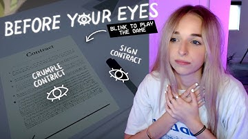 playing a game controlled by MY EYES