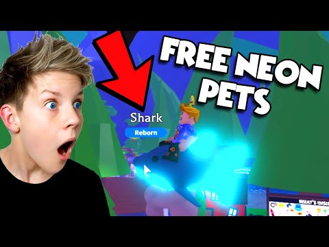 How To Get Free Neon Ocean Egg Pets Legendary Neon Shark In Adopt Me Prezley Viral Trends - neon egg roblox