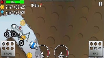 Hill Climb Racing - Gameplay Walkthrough | MOONLANDER - CAVE | iOS Android #Gameplay |
