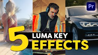 5 Super Simple LUMA KEY Effects (Premiere Pro Tutorial) screenshot 4