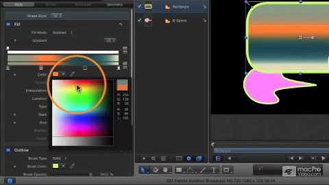 Motion 5 102: Working With Objects - 14 Gradient Fills