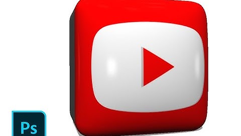 Create YouTube 3D Button in Photoshop Tutorial