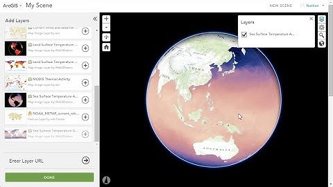 Mashup Web Scenes using ArcGIS Online