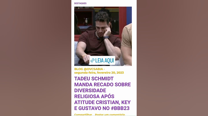 TADEU SCHMIDT MANDA RECADO SOBRE DIVERSIDADE RELIGIOSA APÓS ATITUDE CRISTIAN, KEY E GUSTAVO