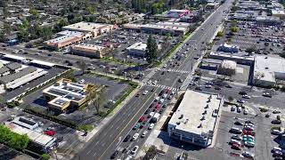 Aerial View Of Ca Hwy 108 Through Modesto With Dji Mavic 3 Pro