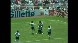 Fussball WM 1986 Deutschland - Argentinien (Original Rolf Kramer)