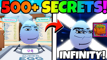 I Hatched 500+ SECRET and INFINITY PETS from OP ADMIN ABUSE in Bubble Gum Simulator INFINITY