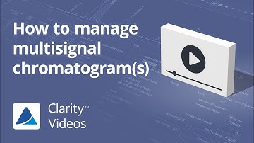 How to manage multisignal chromatogram(s)