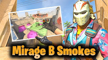 Cs2 Mirage - B-Site Smokes Everyone Should Know!
