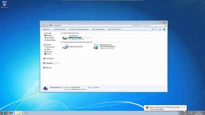 Clean Install of Windows 7 (without Format)