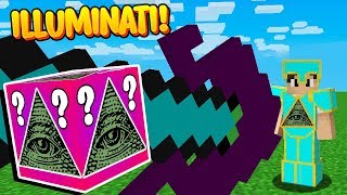 Minecraft: O LUCKY BLOCK ILLUMINATI ME DEU UMA ESPADA GIGANTE E UMA ARMADURA INVENCÍVEL!