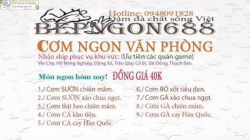 CƠM NGON VĂN PHÒNG - ĐẶT MÓN CÙNG BẾPNGON688
