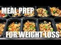 Meal Prep For Weight Loss | Mexican Rice Bowls and Salmon with Roasted Potatoes and Veggies