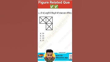 Figure Related Que #uppcs #uppcsro #mathstricks #shorts #gyansir #reasoning #trending #ytshorts